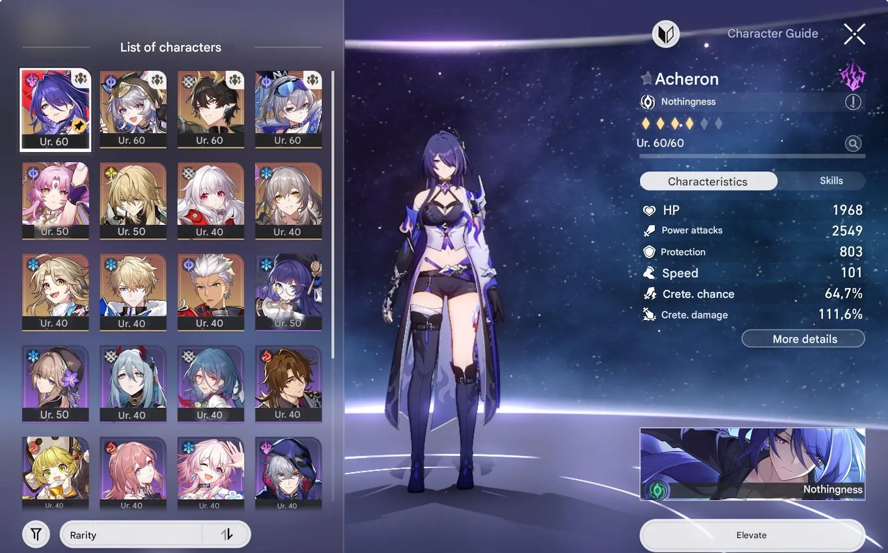 GI1398 Durin, Mona and Dehya |  starter account + many 4 star characters 